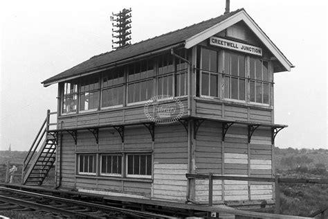 greetwell junction signal box|British Rail Signal Box at Greetwell Junction in 1970s .